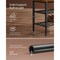 Entryway Shoe Rack Bench with Cushion, 3 Tier Storage Shelf Bench with Steel Frame and PU Leather Seat for Hallway Bedroom Closet